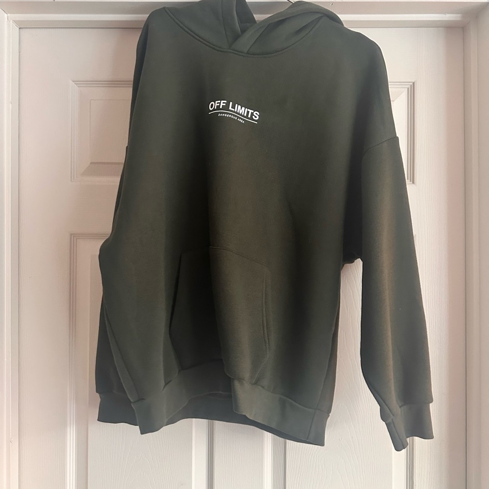 Olive Green Hoodie for Men